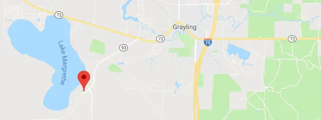 Map of Camp Grayling Trailer Park